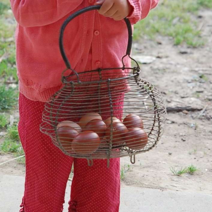 アンティークのサラダかご《後編》　【ふらかつ】2